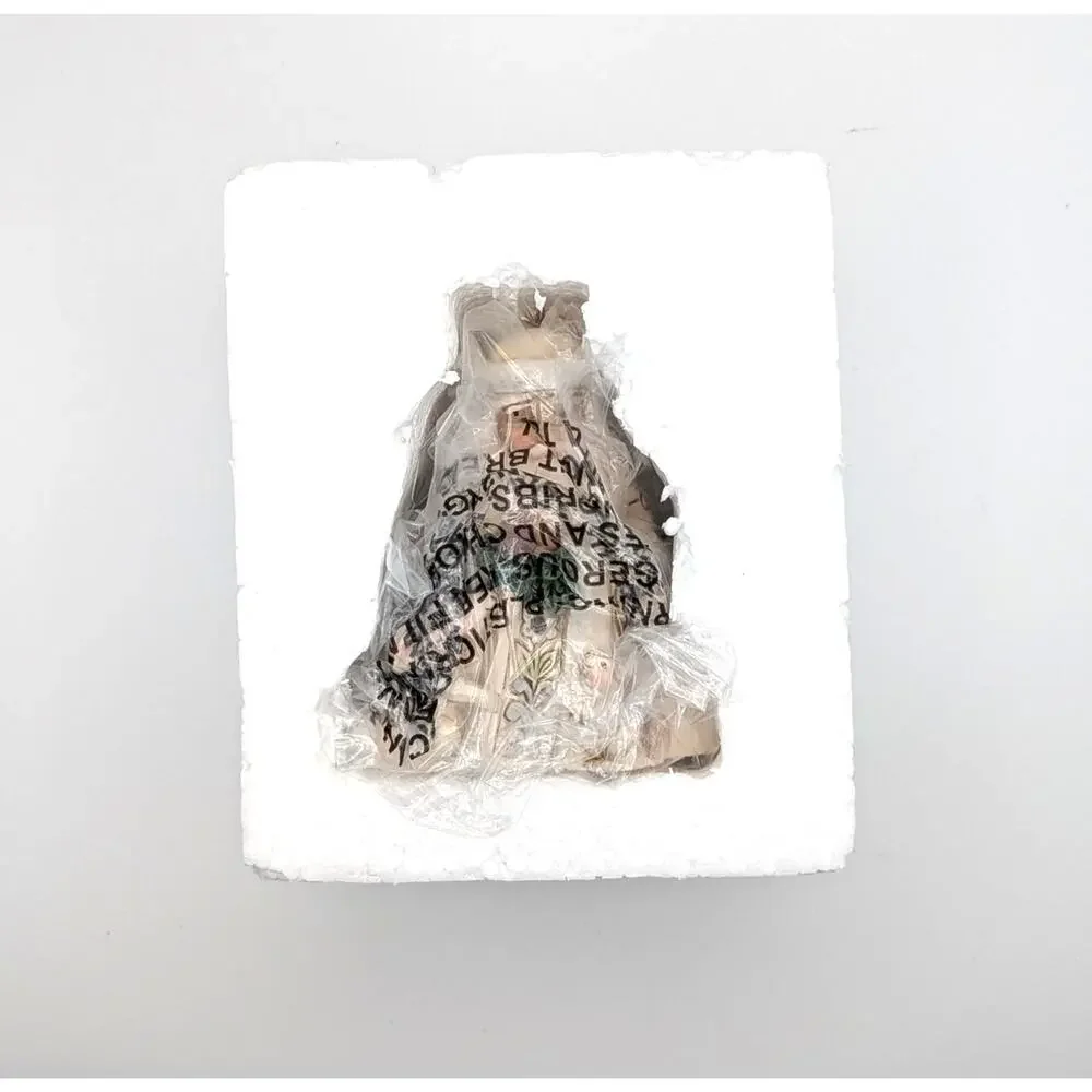 JIM SHORE Santa Ornament White Woodland Baby Jesus Bunny Squirrel Boxed